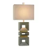 Contemporary Table Lamp Palladium Silver Finish - StyleCraft