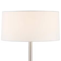 360 Lighting Andre Modern Table Lamps 26 3/4" High Set Of 2 Metal With USB And AC Power Outlet In Base Table Top Dimmers White Drum Shade For Desk -Light Up Deals Store GUEST 01888da4 ffaa 4f77 bc2d 62724ddd006d