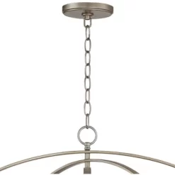 Possini Euro Design Tiller Champagne Satin Silver Pendant Chandelier 31 1/2" Wide Modern Open Orb Frame 8-Light Fixture For Dining Room Kitchen Island -Light Up Deals Store GUEST 03f0dab2 95c8 4960 9a04 5e46181766f3