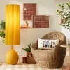 Floor Lamp Yellow Ceramic With Elongated Shade (Includes LED Light Bulb) - Opalhouse™ Designed With Jungalow™