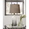 Set Of 2 Nollie Glass Table Lamps Gray - Signature Design By Ashley