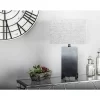 Polystone Table Lamp With Square Shade Gray - Olivia & May