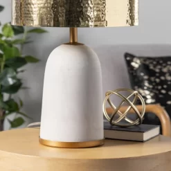 NuLOOM Monroe Concrete & Iron 25" Table Lamp Lighting - Brass 25" H X 14" W X 14" D 10 NuLOOM Monroe Concrete & Iron 25" Table Lamp Lighting - Brass 25" H X 14" W X 14" D -Light Up Deals Store GUEST 0a95960a b126 4916 b809 0878963293be