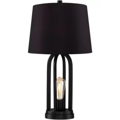360 Lighting Marcel Industrial Table Lamps 24 1/4" High Set Of 2 With USB Charging Port And Nightlight LED Black Drum Shade For Bedroom Bedside Desk 12 360 Lighting Marcel Industrial Table Lamps 24 1/4" High Set Of 2 With USB Charging Port And Nightlight LED Black Drum Shade For Bedroom Bedside Desk -Light Up Deals Store GUEST 0b672ab0 8051 45be 9d15 22ba9a7ef350