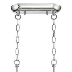 Possini Euro Design Mirabell Chrome Linear Island Pendant Chandelier 34" Wide Modern LED Clear Glass Crystal 6-Light Fixture For Dining Room Kitchen -Light Up Deals Store GUEST 0bfcfb6b f938 47c6 b873 e21ac19f51ba