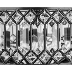 15.25" Glass And Metal Tiered Jeweled Semi Flush Mount Ceiling Light - River Of Goods -Light Up Deals Store GUEST 0ea7ed7a 904b 4f7a a167 08f2afa6cce6