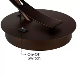 Possini Euro Design Modern Desk Lamps Set Of 2 With USB Port 22 1/2" High Bronze LED Clear Seeded Glass Shade For Bedroom Office 11 Possini Euro Design Modern Desk Lamps Set Of 2 With USB Port 22 1/2" High Bronze LED Clear Seeded Glass Shade For Bedroom Office -Light Up Deals Store GUEST 0ff4c6b4 a5f4 47c0 94cc 5397bebfb4f5