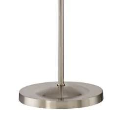 360 Lighting Ridley Modern Floor Lamp Standing 61" Tall Satin Nickel Metal Adjustable Gooseneck Arm For Living Room Reading Bedroom Office House Home -Light Up Deals Store GUEST 11ed28e4 a624 48f0 839b e5a72648b306