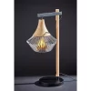 Elsie Natural Wood Table Lamp Black - Adesso