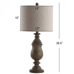 28.5" Abeline Resin Table Lamp (Includes LED Light Bulb) Brown - JONATHAN Y -Light Up Deals Store GUEST 14de796b 148f 443a ac78 4885437cc758