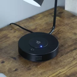 15.25" Vadim Adjustable With Charging USB Port Station Student Task Table Lamp Black - Ore International -Light Up Deals Store GUEST 16aed244 a7e4 44a4 a83e ec8f6690eb57