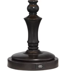 Regency Hill Traditional Swing Arm Desk Table Lamps 21.75" High Set Of 2 With USB Port Bronze Metal Faux Leather Shade For Living Room Bedroom 8 Regency Hill Traditional Swing Arm Desk Table Lamps 21.75" High Set Of 2 With USB Port Bronze Metal Faux Leather Shade For Living Room Bedroom -Light Up Deals Store GUEST 16e335f7 47ce 4037 810e e93fba2a866c