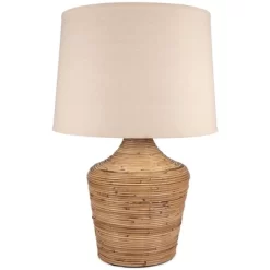 Kerrus Rattan Table Lamp Brown - Signature Design By Ashley