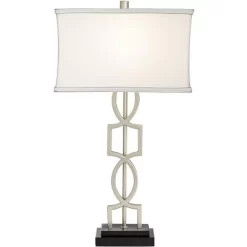 360 Lighting Evan Modern Table Lamps 28 1/2" Tall Set Of 2 Brushed Nickel With USB Charging Port White Rectangular Shade For Bedroom Living Room House 13 360 Lighting Evan Modern Table Lamps 28 1/2" Tall Set Of 2 Brushed Nickel With USB Charging Port White Rectangular Shade For Bedroom Living Room House -Light Up Deals Store GUEST 1fc20b88 5ada 4baa a13e 2b3cf2157da7
