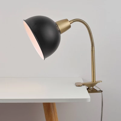 20" Zuri Clip-Arm Table Lamp With Shade Black - Globe Electric 2 20" Zuri Clip-Arm Table Lamp With Shade Black - Globe Electric - Image 2