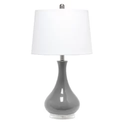 Droplet Table Lamp With Fabric Shade - Lalia Home -Light Up Deals Store GUEST 215eac50 be18 4d06 bce6 76b12375c487