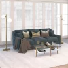 70.5' Floor Lamp With Milk Glass Orb Shade In Gold - Henn&Hart