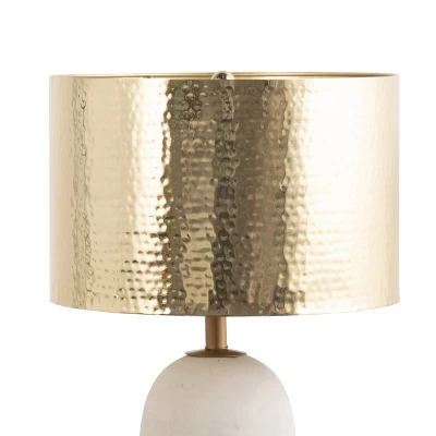 NuLOOM Monroe Concrete & Iron 25" Table Lamp Lighting - Brass 25" H X 14" W X 14" D 5 NuLOOM Monroe Concrete & Iron 25" Table Lamp Lighting - Brass 25" H X 14" W X 14" D - Image 5