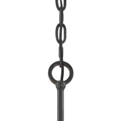 Possini Euro Design Bronze Wood Finish Pendant Chandelier 22" Wide Rustic Farmhouse Tan Fabric Drum 4-Light Fixture For Dining Room House -Light Up Deals Store GUEST 26975ac0 471e 4050 bf69 88db1d13a5c3