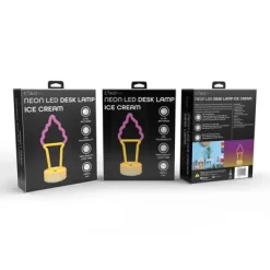 CIAO Tech Decorative Ice Cream Cone Neon Night Light LED Desk Table Lamp 5 CIAO Tech Decorative Ice Cream Cone Neon Night Light LED Desk Table Lamp -Light Up Deals Store GUEST 28e8dde6 31f6 4087 a4bb 507cc32cd3db