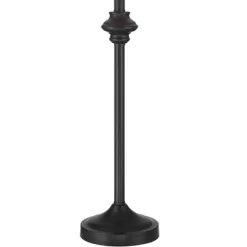 360 Lighting Lynn Modern Industrial Buffet Table Lamps 26" High Set Of 2 Dark Bronze Metal Oatmeal Drum Shade For Bedroom Living Room Bedside Office -Light Up Deals Store GUEST 2c48c6dd f773 4a3f 9369 75ad55a9eb03