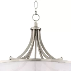 Possini Euro Design Nor Brushed Nickel Pendant Chandelier 23" Wide Modern Double White Organza Shade 6-Light Fixture For Dining Room Kitchen Island 10 Possini Euro Design Nor Brushed Nickel Pendant Chandelier 23" Wide Modern Double White Organza Shade 6-Light Fixture For Dining Room Kitchen Island -Light Up Deals Store GUEST 2f5c0868 66c9 41ba a1f8 920e9fb342f5