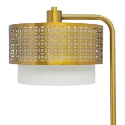 65.25" Ximena Drum Shade Floor Lamp Gold - River Of Goods -Light Up Deals Store GUEST 33d6df76 999b 4d29 8a69 2d7133f3556d