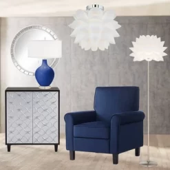 Possini Euro Design Modern Ceiling Light Semi Flush Mount Fixture 15 3/4" Wide White Flower For Bedroom Kitchen Living Room Hallway Bathroom House -Light Up Deals Store GUEST 348b0cfc 80eb 4182 8d2d 14f0211dfc88