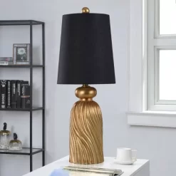 Dann Foley Lifestyle Polyresin Table Lamp Gold - StyleCraft