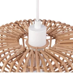 Fitz 1-Light Plug-In Or Hardwire Rattan Shade Pendant Lighting - Globe Electric -Light Up Deals Store GUEST 3e7cc50e a587 4a8e a32c df3d23982961