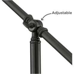 360 Lighting Traditional Pharmacy Floor Lamp With USB Charging Port 55" Tall Dark Bronze Dome Shade Adjustable Arm Living Room Reading -Light Up Deals Store GUEST 3ef6b937 a20e 4cc4 9d82 35fc53169694