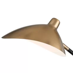 360 Lighting Colborne Modern Mid Century Desk Table Lamp 28" Tall Antique Brass Black With USB Charging Port LED For Bedroom Living Room Bedside Kids -Light Up Deals Store GUEST 41f1a6ca 7ef8 4232 8f46 74c25d4d5700