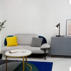 18" Nash Table Lamp With Faux Wood Arm Matte Black - Globe Electric -Light Up Deals Store GUEST 45f904d4 cb0e 485c b1fb 02e79628a8fb