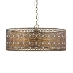 23.5" 3-Light Bryar Chandelier Brass/Crystal - River Of Goods -Light Up Deals Store GUEST 47e8ea38 748e 4496 8ba9 60e98ab9cf78