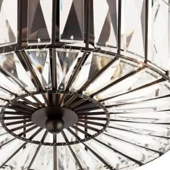 11.5" Crystalline Semi-Flush Mount Pendant Clear - River Of Goods -Light Up Deals Store GUEST 4860f1fe 1809 47c7 b8b7 ce7b953cf60c