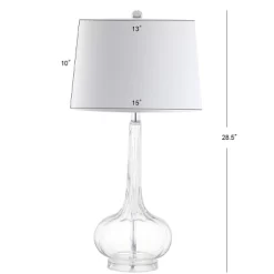28.5" (Set Of 2) Bette Glass Teardrop Table Lamp (Includes LED Light Bulb) - JONATHAN Y 5 28.5" (Set Of 2) Bette Glass Teardrop Table Lamp (Includes LED Light Bulb) - JONATHAN Y -Light Up Deals Store GUEST 4e6d8e94 0d04 46e5 a91d f9d7de4afe00