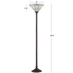 68.57" Moore Tiffany Style Torchiere Floor Lamp (Includes LED Light Bulb) Bronze - JONATHAN Y 5 68.57" Moore Tiffany Style Torchiere Floor Lamp (Includes LED Light Bulb) Bronze - JONATHAN Y -Light Up Deals Store GUEST 4e8ef8e5 443e 4d5a 8365 4c553c1c5f66