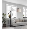 Adler Arc Floor Lamp Black - Adesso
