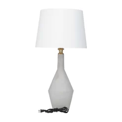 Modern Cement Table Lamp White - Olivia & May -Light Up Deals Store GUEST 581a3843 55ef 4014 9027 04414fb81819