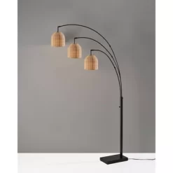 Bahama 3 Arm Arc Lamp Dark Bronze - Adesso -Light Up Deals Store GUEST 58609b4e 3b89 4b7c 8b7b ec6d77deee76