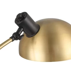 Possini Euro Design Modern Mid Century Desk Lamp 28 1/2" Tall Warm Gold Black With Dual USB Charging Ports For Bedroom Living Room Office Reading Home -Light Up Deals Store GUEST 58f41584 9c74 45ad ae71 fe524e285fa0