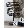 Metal Accent Lamp With Ring Shade Black - Olivia & May
