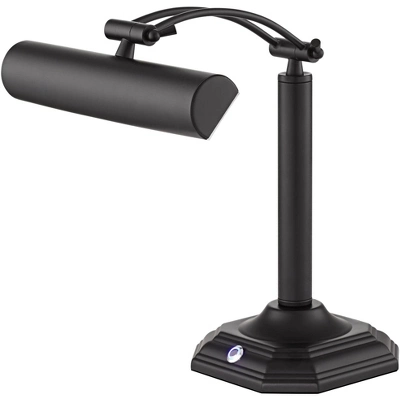 360 Lighting Grady Traditional Piano Banker Desk Lamp 16 1/2" High Black LED Adjustable Bronze Metal Shade For Bedroom Bedside Nightstand Kids Desk 6 360 Lighting Grady Traditional Piano Banker Desk Lamp 16 1/2" High Black LED Adjustable Bronze Metal Shade For Bedroom Bedside Nightstand Kids Desk - Image 6