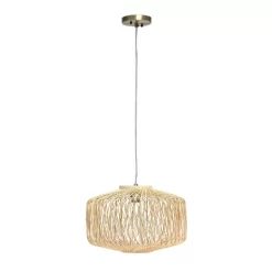Circular Rattan Pendant Light Beige - Lalia Home 14 Circular Rattan Pendant Light Beige - Lalia Home -Light Up Deals Store GUEST 65745aa4 96c6 48fd adc2 4432abb552aa
