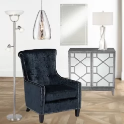 360 Lighting 3 In 1 Modern Torchiere Floor Lamp With Side Lights 70" Tall Brushed Nickel White Glass Shades For Living Room Reading Bedroom House Home -Light Up Deals Store GUEST 68f4dabb 506d 4236 ac6c 7aec0e3f8141