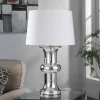 Dann Foley Lifestyle Glass Table Lamp Silver - StyleCraft