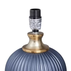 Fabric Table Lamp With Drum Shade Blue - Olivia & May -Light Up Deals Store GUEST 6b4bfaed ca86 4c96 a5c7 170b20a0d57c