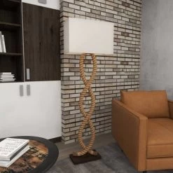 Rustic Jute Floor Lamp Brown - Olivia & May 17 Rustic Jute Floor Lamp Brown - Olivia & May -Light Up Deals Store GUEST 6decb226 f0b9 4ad8 98c8 277770ddd03e