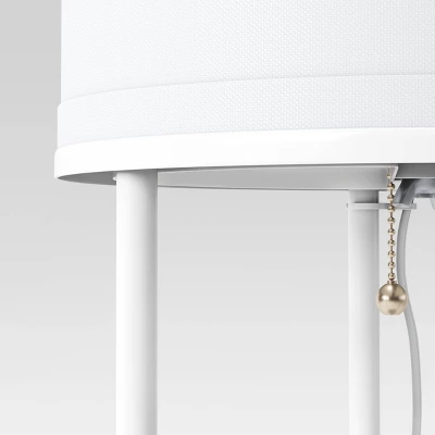 Shelf Floor Lamp White - Room Essentials™ 3 Shelf Floor Lamp White - Room Essentials™ - Image 3