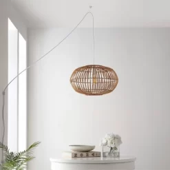 17.5" 1-Light Leo Farmhouse Coastal Rattan LED Pendant Brown - JONATHAN Y 26 17.5" 1-Light Leo Farmhouse Coastal Rattan LED Pendant Brown - JONATHAN Y -Light Up Deals Store GUEST 70e2b832 3638 4fac 9215 555011bb053d